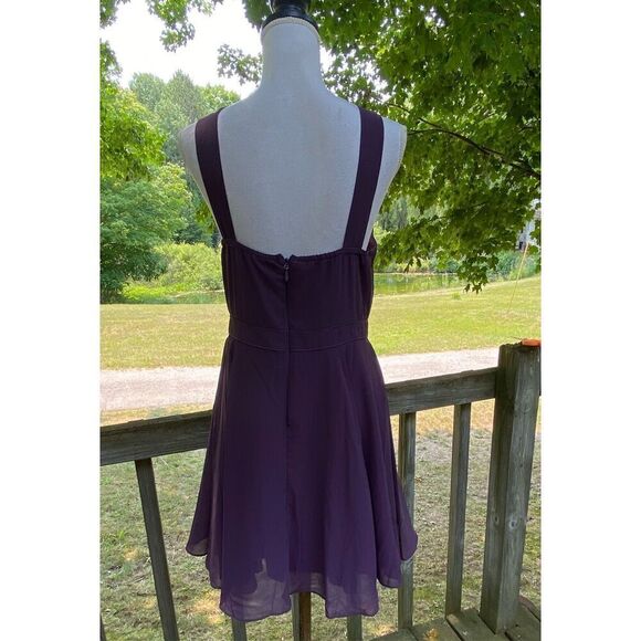 Lulus Women's Dusty Purple Forevermore Skater Dress Size Large NWT - Picture 4 of 7